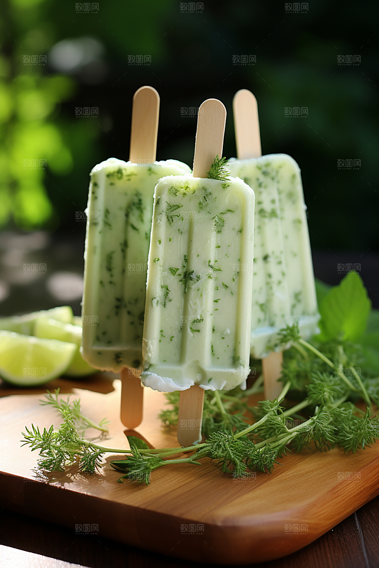 雪糕冰棒甜蜜夏天素材