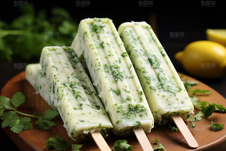 雪糕冰棒甜蜜夏季素材