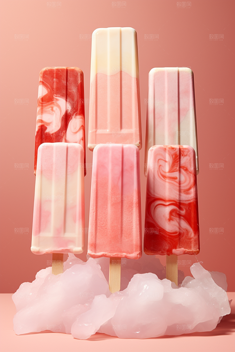 雪糕冰棒甜蜜甜品素材