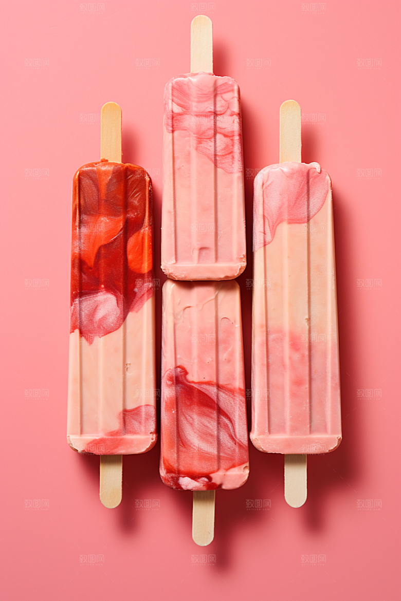 雪糕冰棒零食夏季素材
