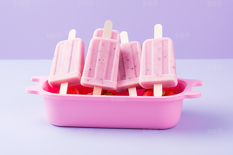 雪糕冰棒美食夏季素材
