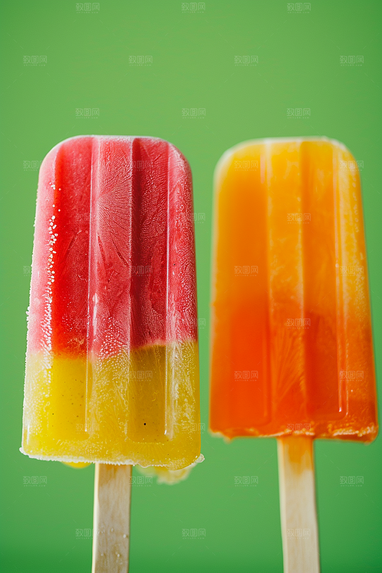 雪糕冰棒夏天消暑素材