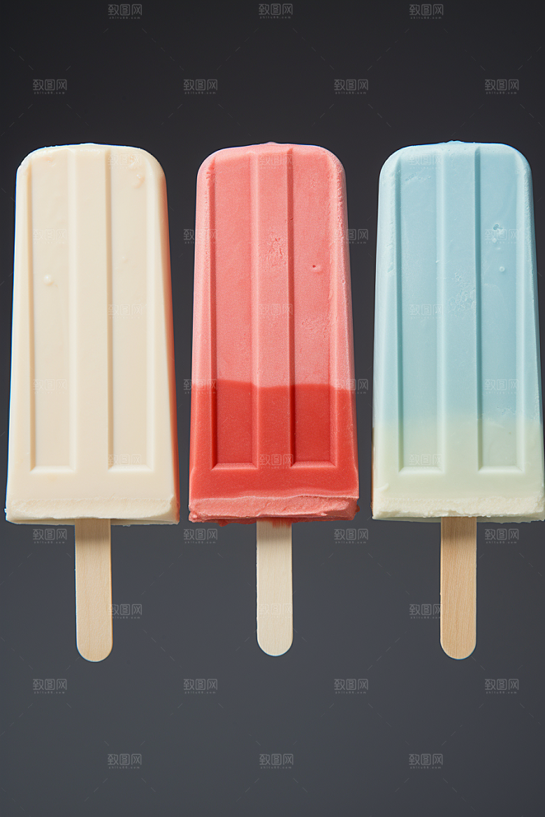 雪糕冰棒清凉夏季素材