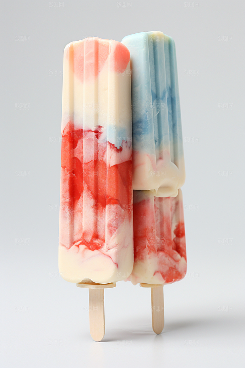 雪糕冰棒清凉夏天素材