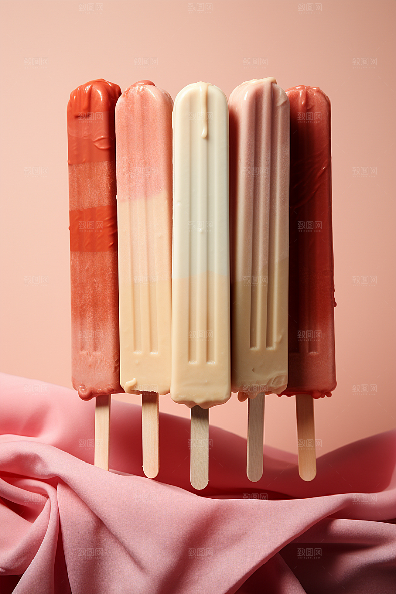 雪糕冰棒美味清凉素材