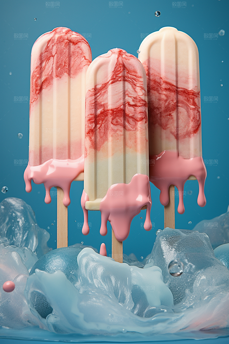 雪糕冰棒夏季高清素材