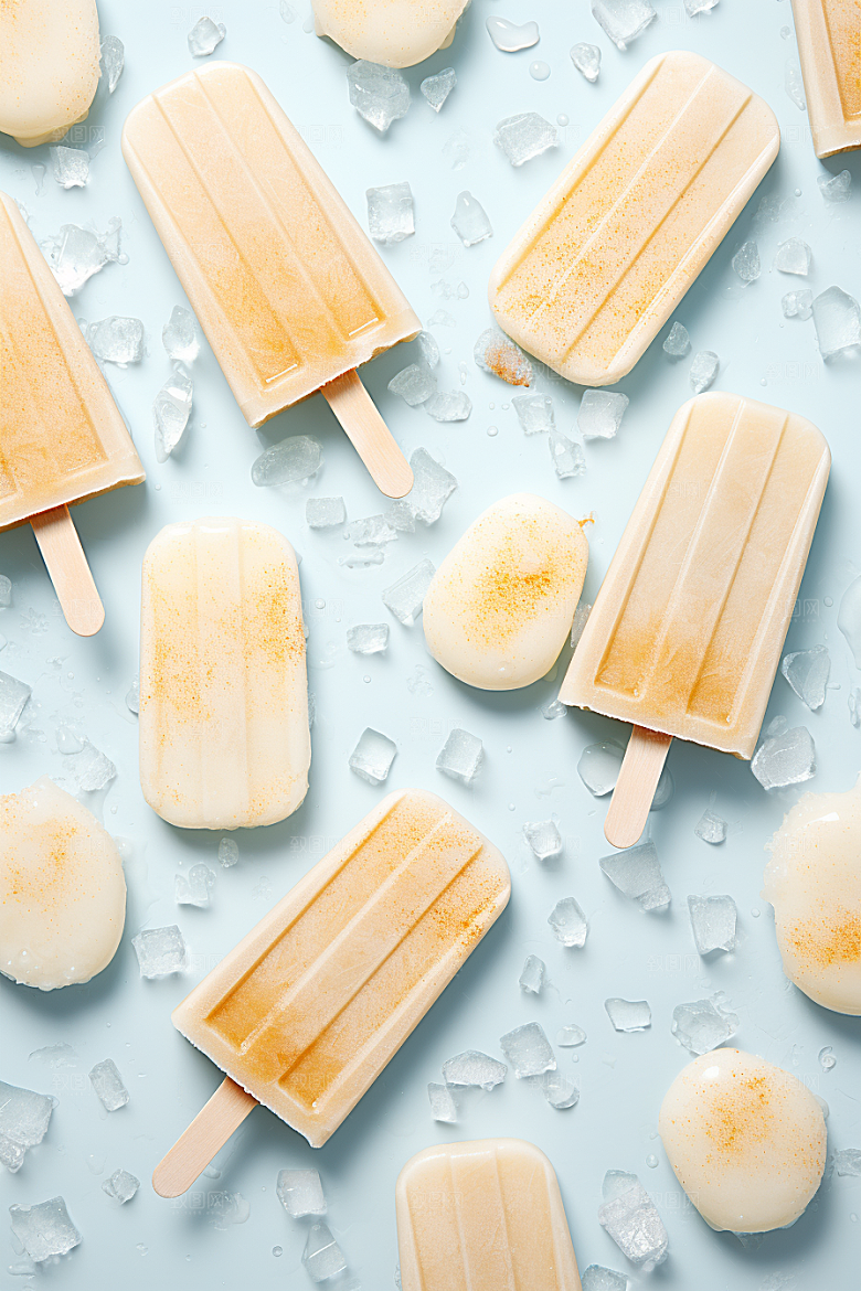 雪糕冰棒消暑夏季素材
