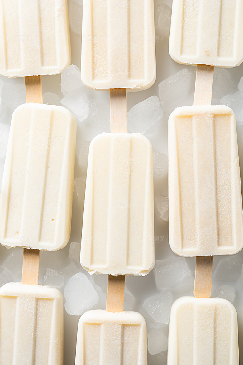 雪糕冰棒清新夏季素材