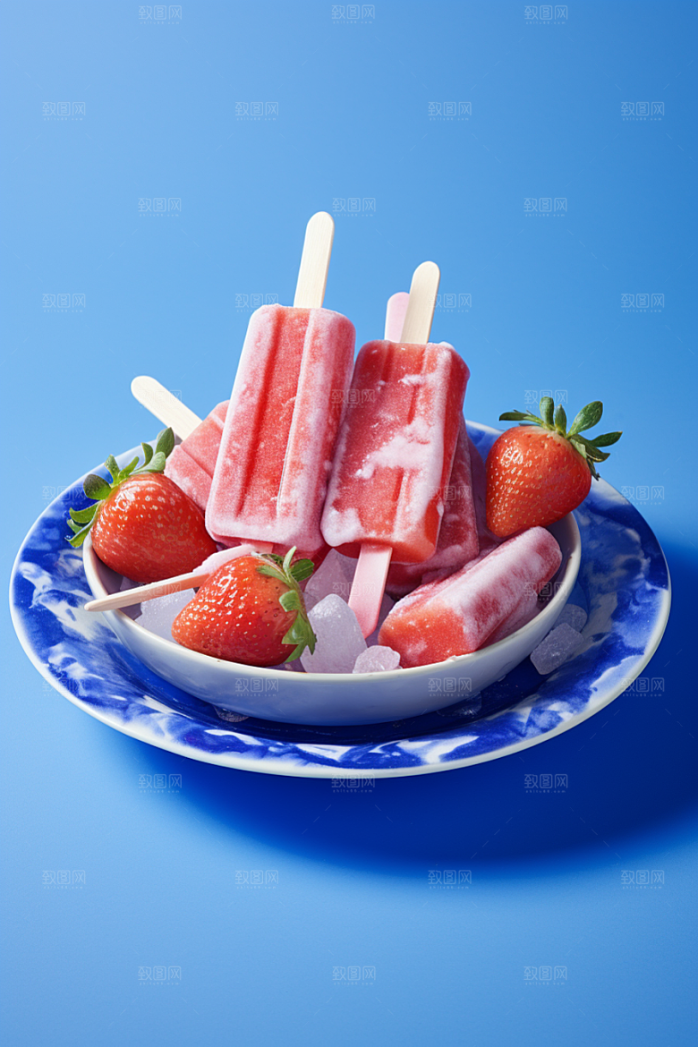 雪糕冰棒甜品高清素材