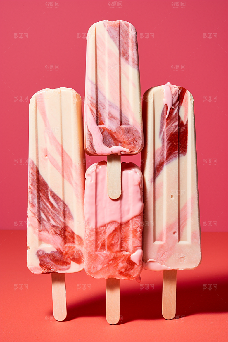 雪糕冰棒美食甜品素材