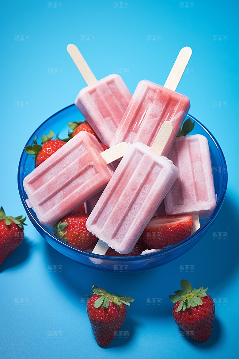 雪糕冰棒零食夏天素材
