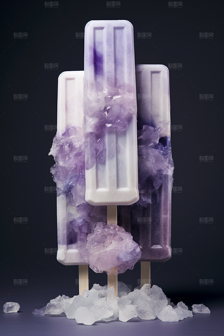 雪糕冰棒甜蜜美味素材