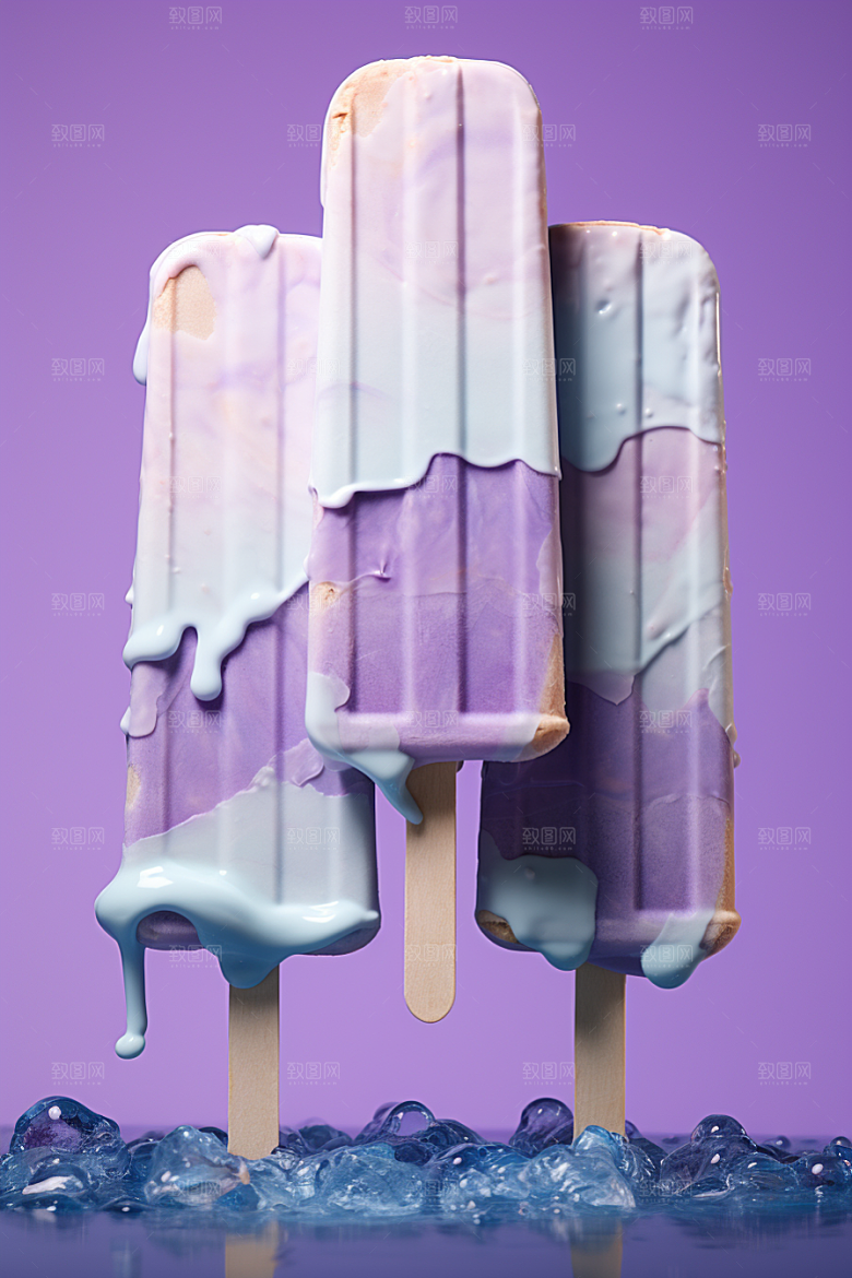 雪糕冰棒夏季棒冰素材