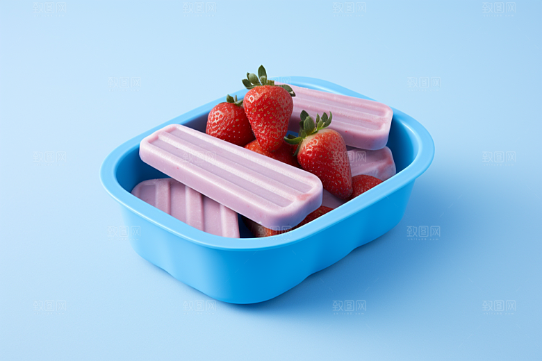 雪糕冰棒甜品清凉素材