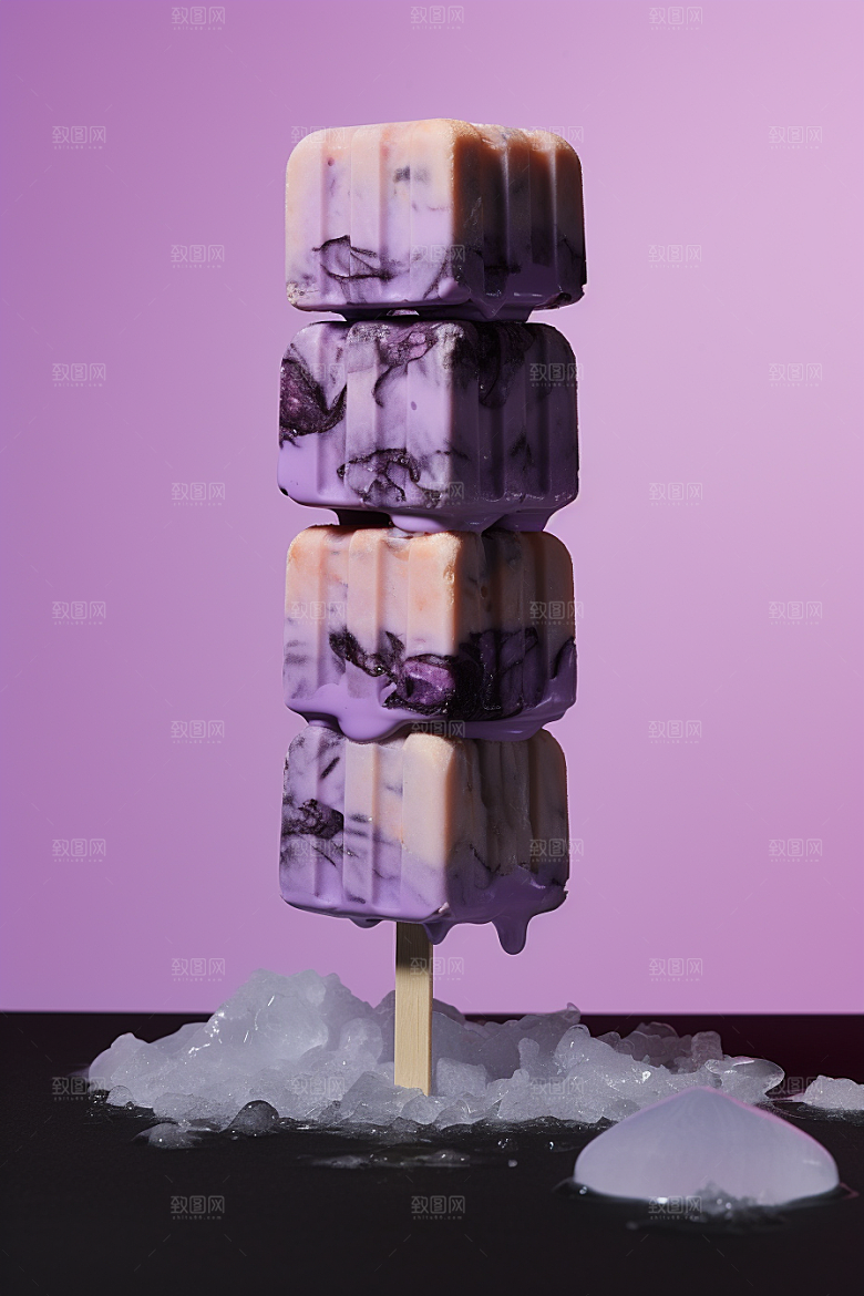 雪糕冰棒美味夏天素材
