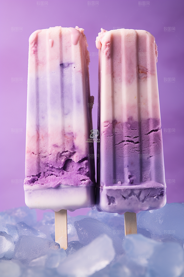 雪糕冰棒夏季消暑素材