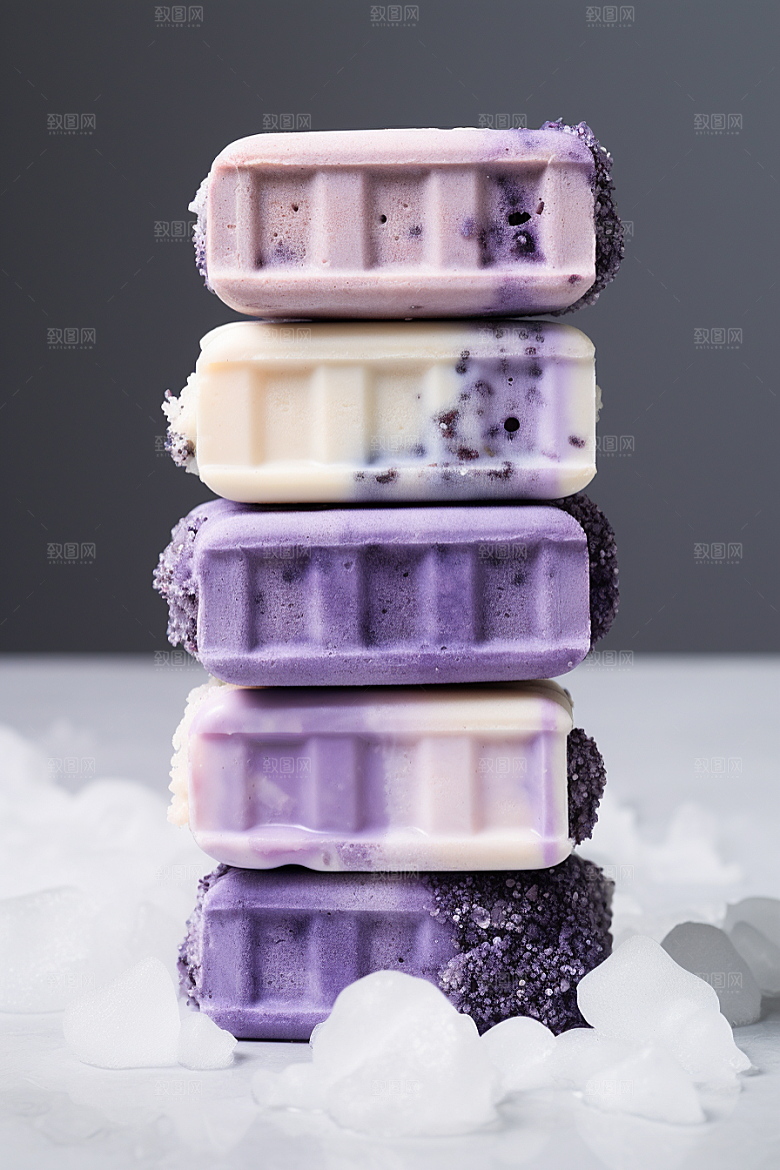 雪糕冰棒美味消暑素材