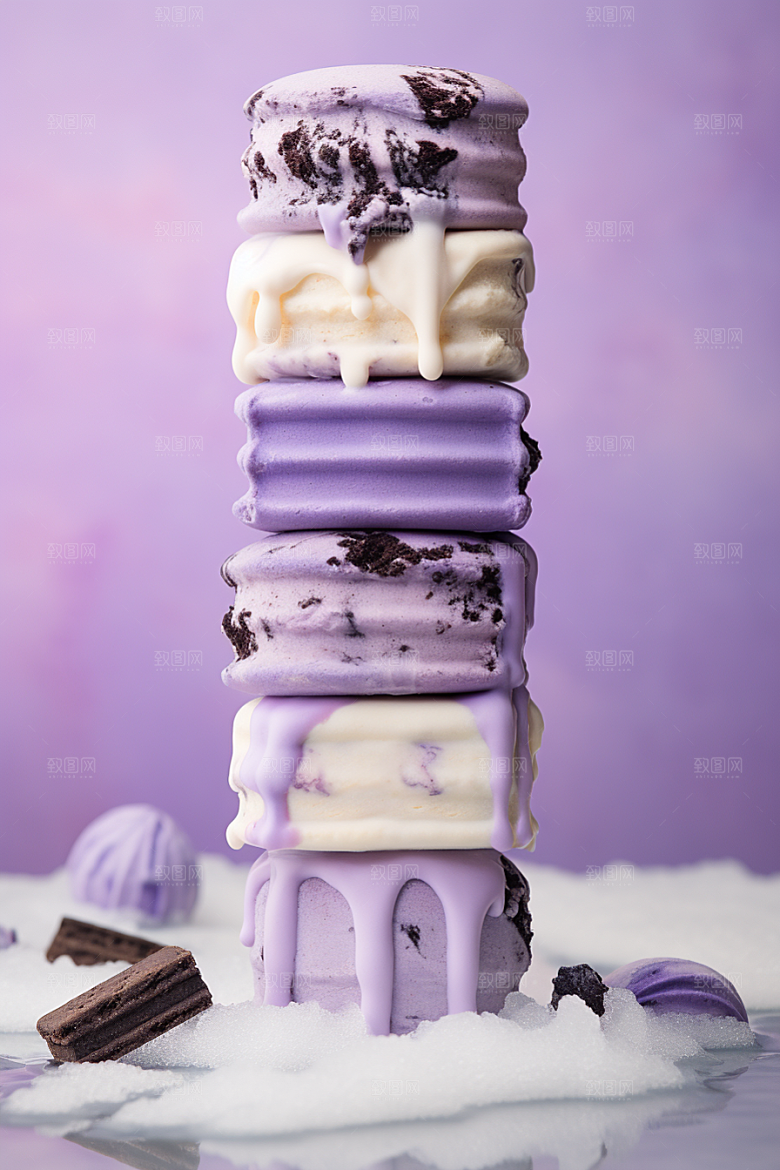 雪糕冰棒甜品美味素材
