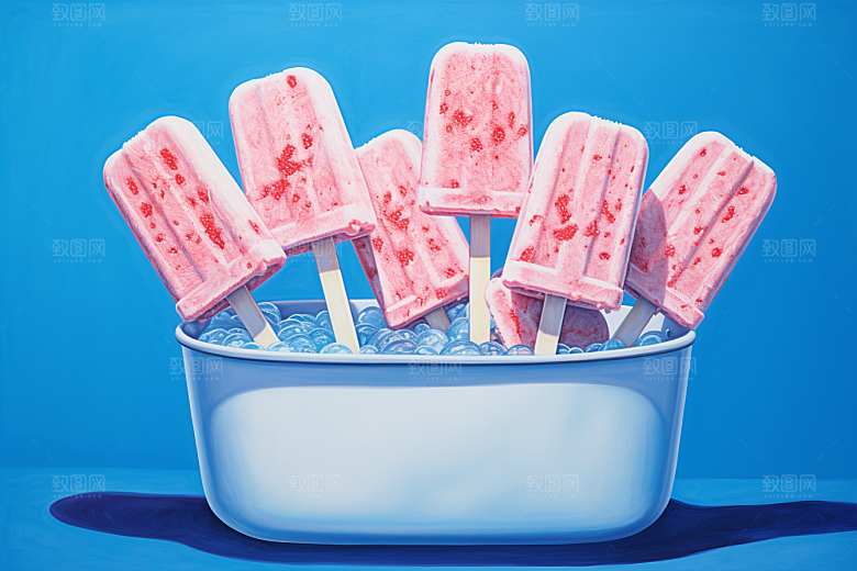 雪糕冰棒夏季夏天素材
