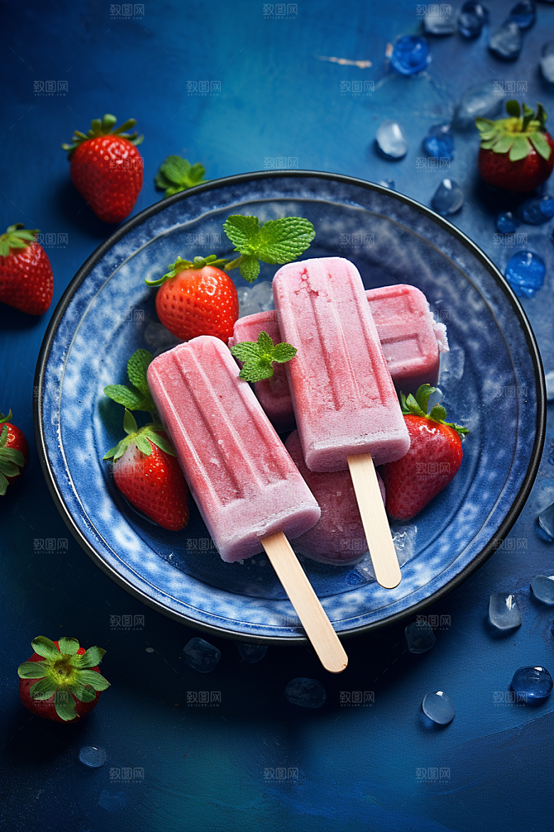 雪糕冰棒夏天甜品素材