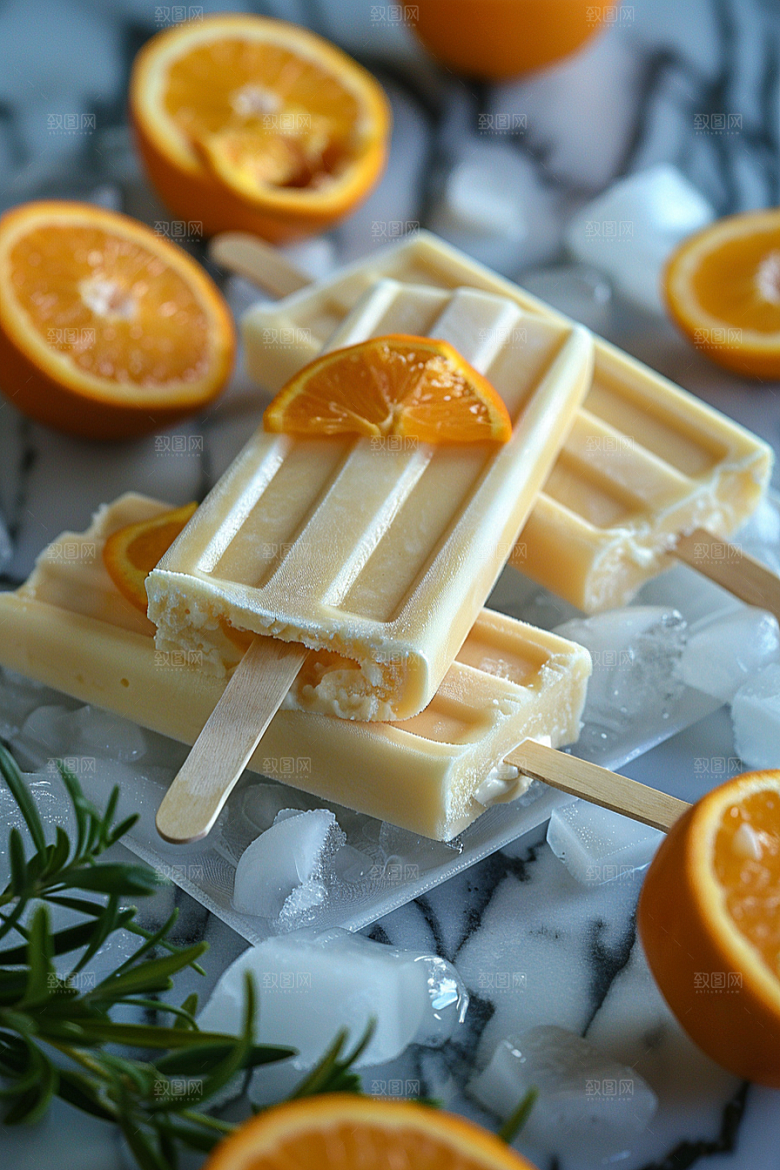 雪糕冰棒夏季美味素材