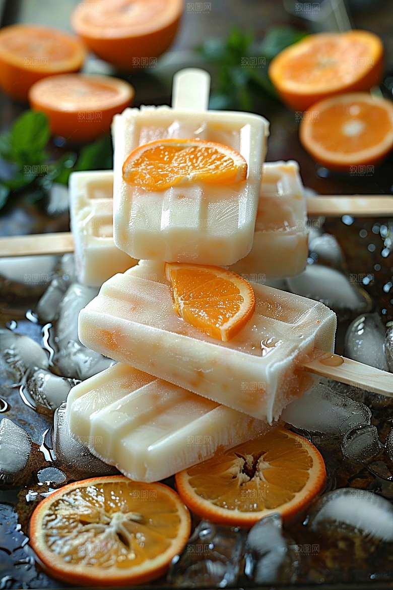 雪糕冰棒美味夏季素材