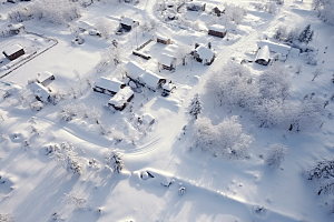 东北雪乡雪景哈尔滨素材