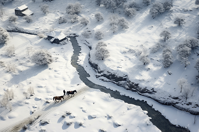 东北雪乡哈尔滨旅游素材