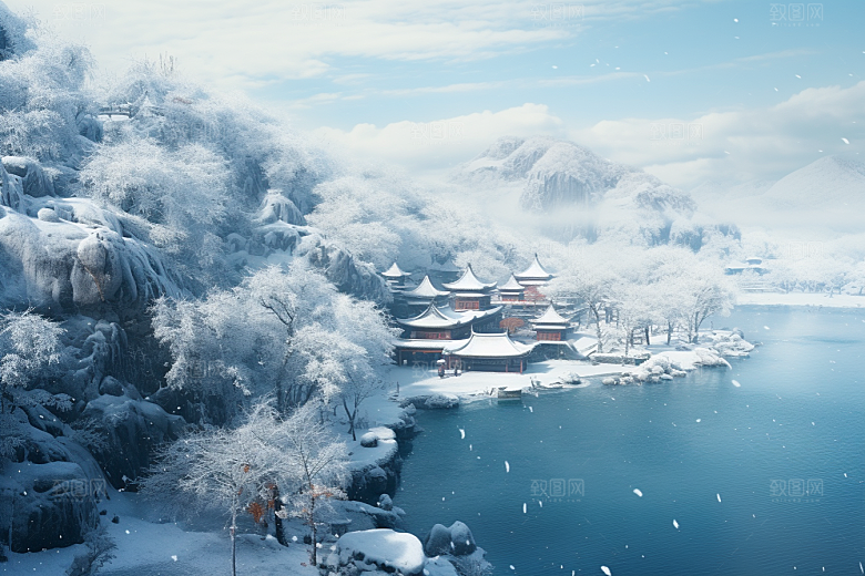 东北雪乡哈尔滨高清素材
