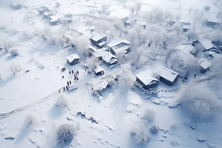 东北雪乡高清旅游素材