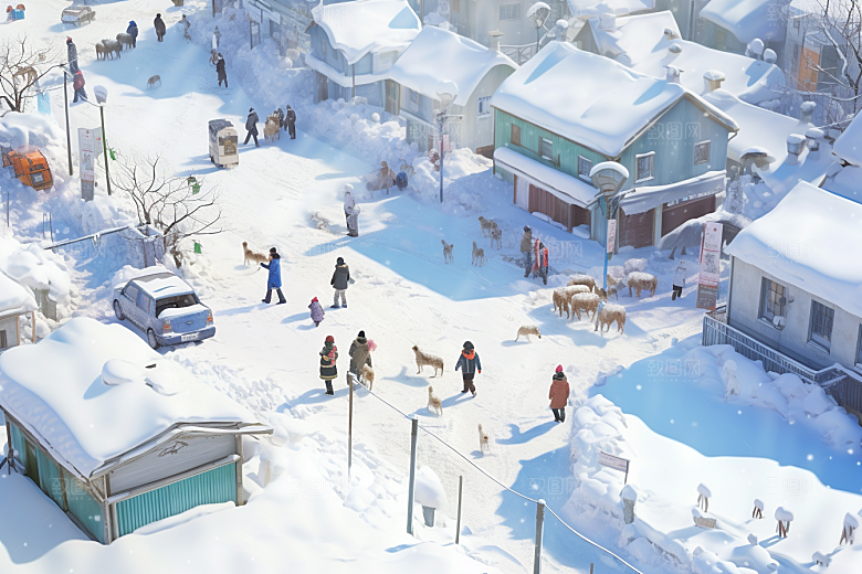 东北雪乡哈尔滨景区素材
