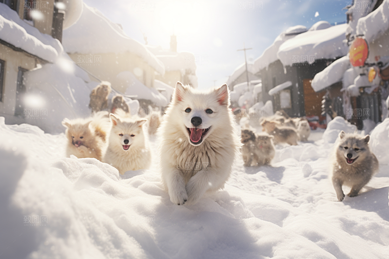 东北雪乡高清风光素材