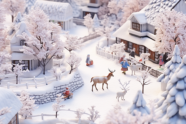 东北雪乡北方哈尔滨素材