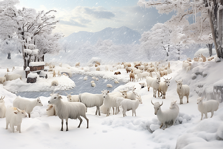 东北雪乡北方高清素材