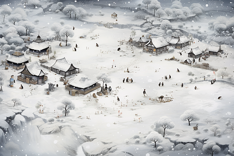 东北雪乡哈尔滨旅游素材