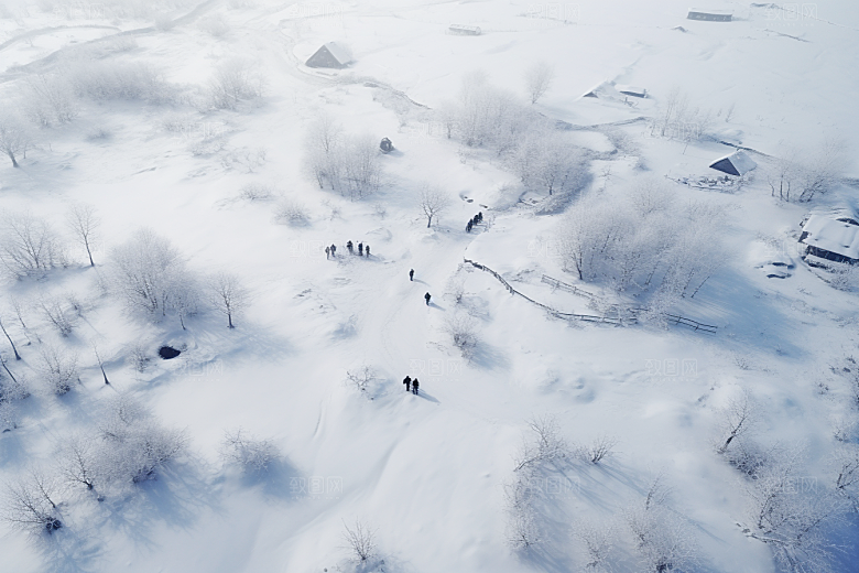 东北雪乡哈尔滨景区素材