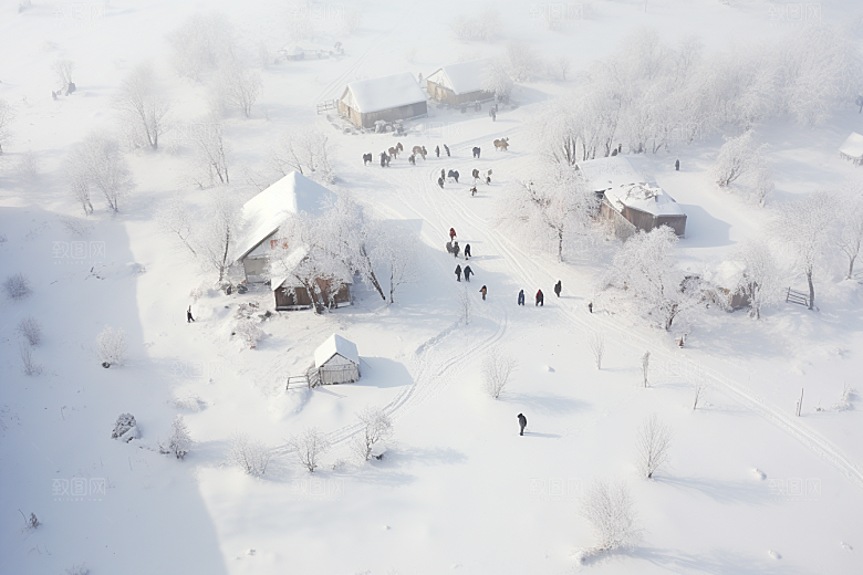 东北雪乡旅游哈尔滨素材