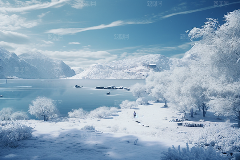 东北雪乡北方哈尔滨素材