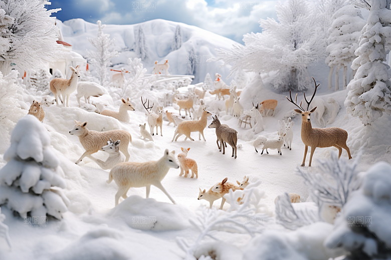 东北雪乡哈尔滨景区素材