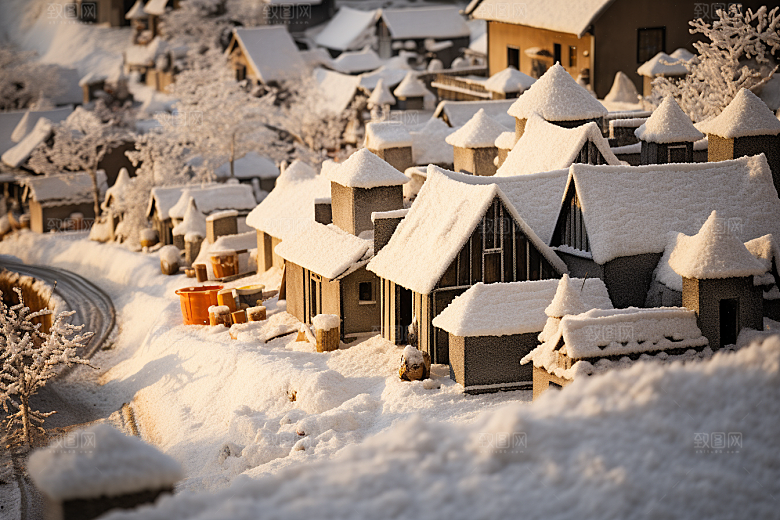 东北雪乡北方哈尔滨素材