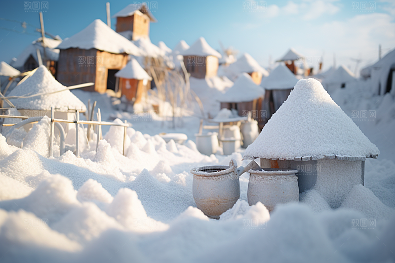 东北雪乡北方旅游素材