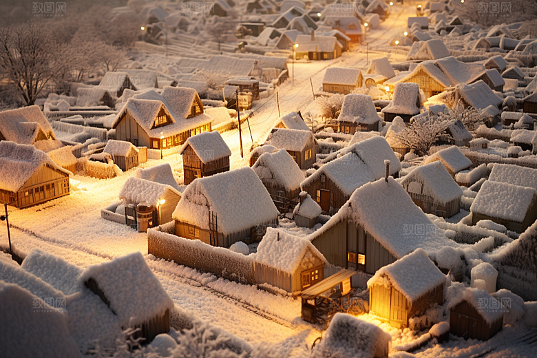 东北雪乡高清旅游素材