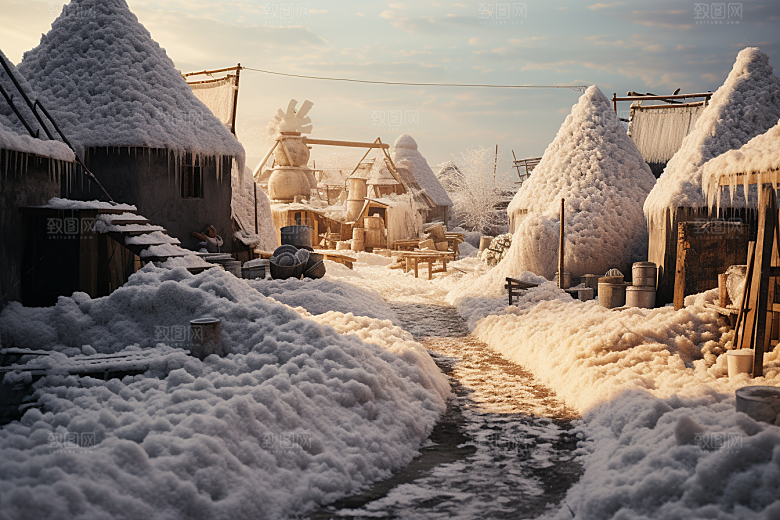 东北雪乡大雪北方素材