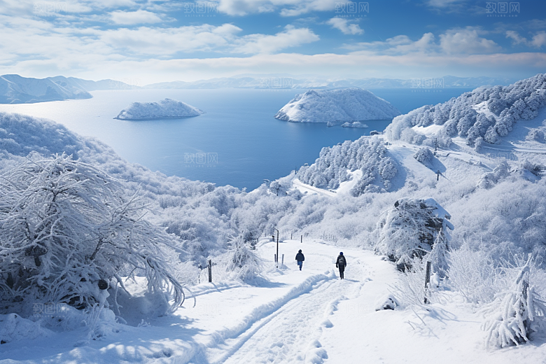 东北雪乡高清哈尔滨素材