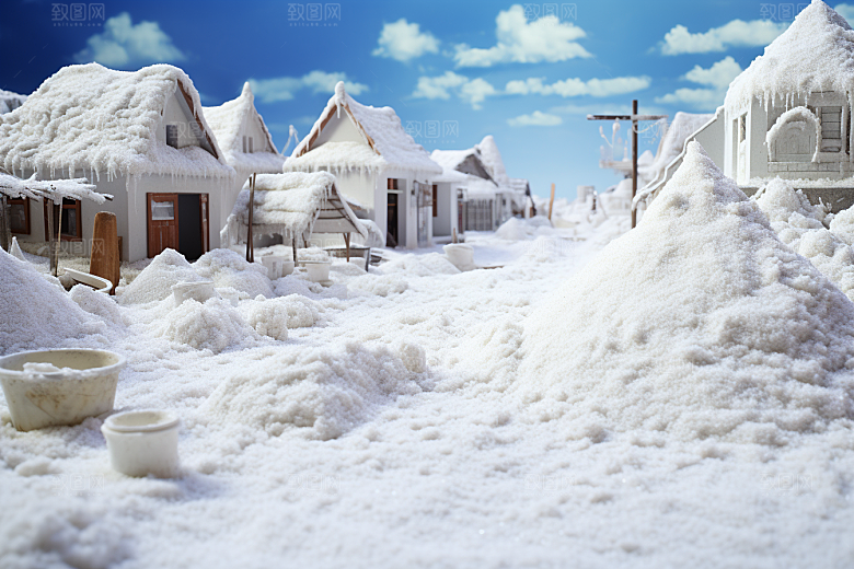 东北雪乡大雪高清素材