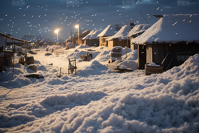 东北雪乡旅游高清素材