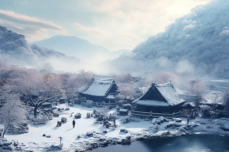 东北雪乡哈尔滨景区素材