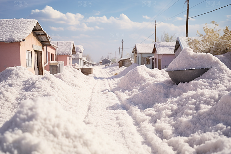 东北雪乡大雪旅游素材