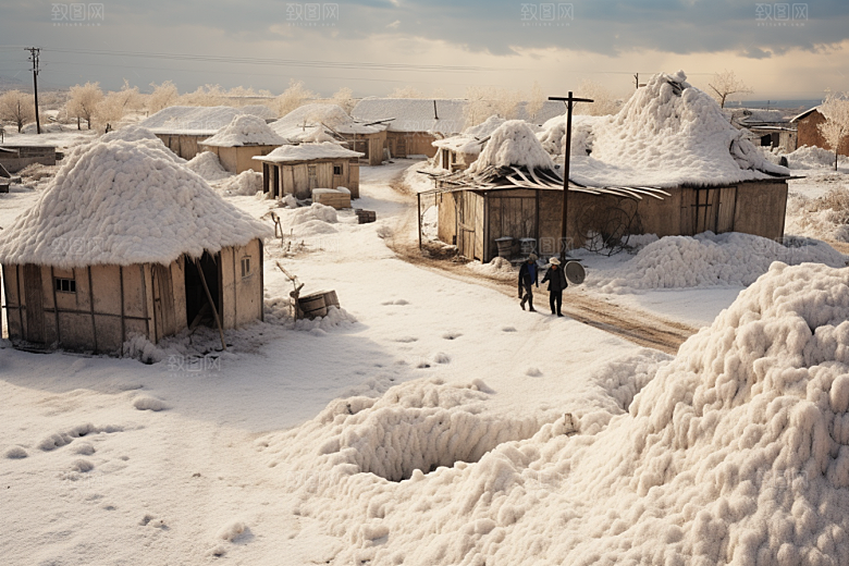 东北雪乡北方旅游素材