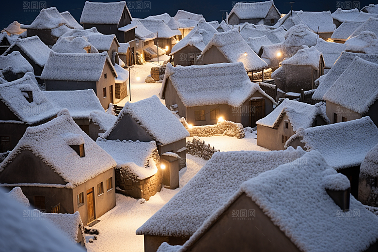 东北雪乡高清哈尔滨素材
